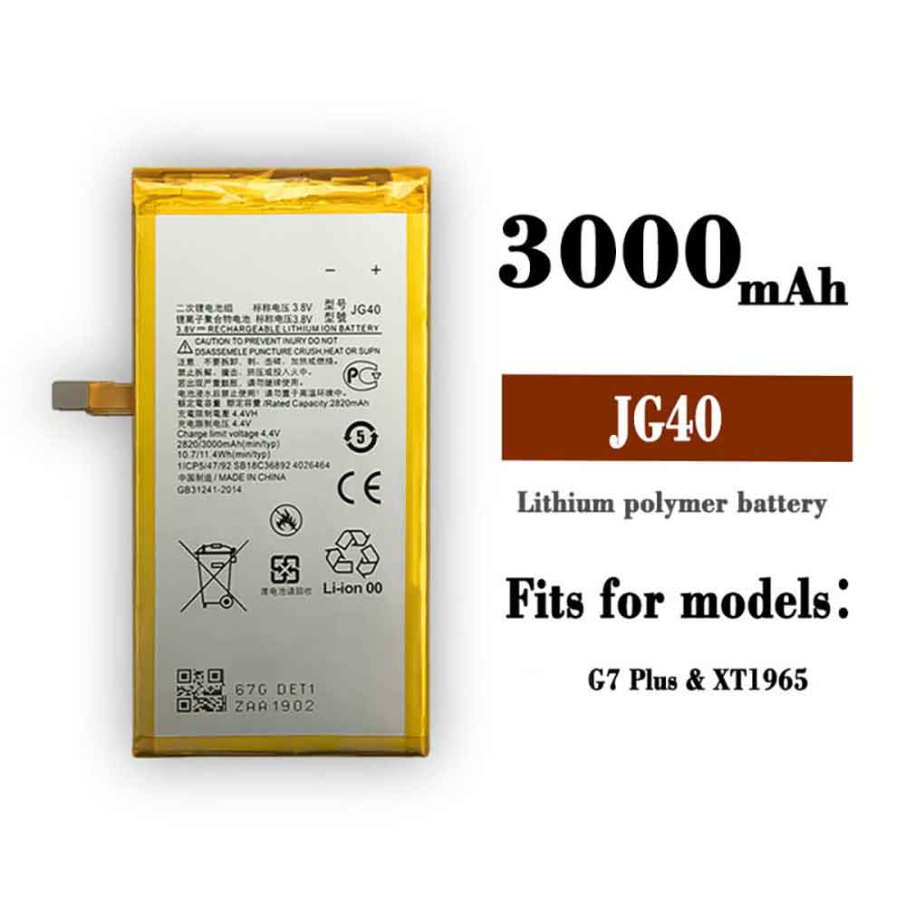 Batería para MOTOROLA J-G7/motorola-jg40